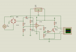 opamp based zero cross detector circuit