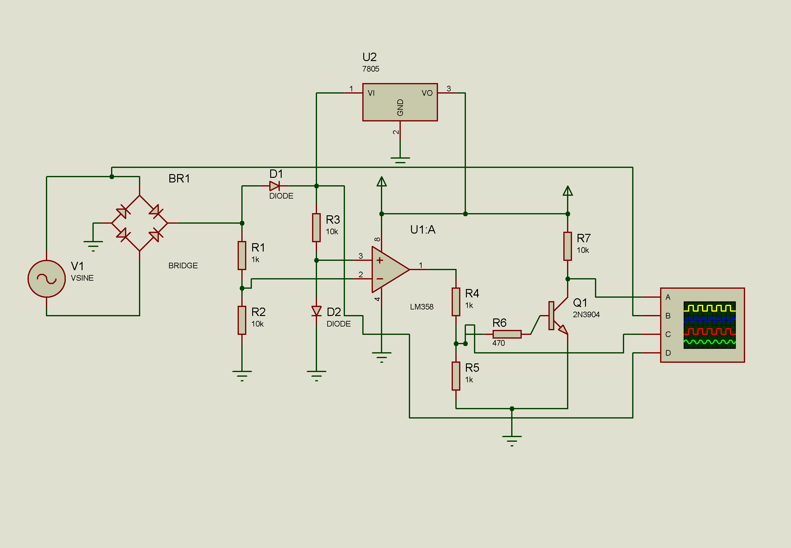 opamp based zero cross detector circuit