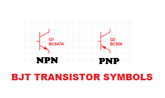 BJT Transistor symbols