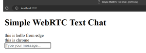 real time chat application in node js