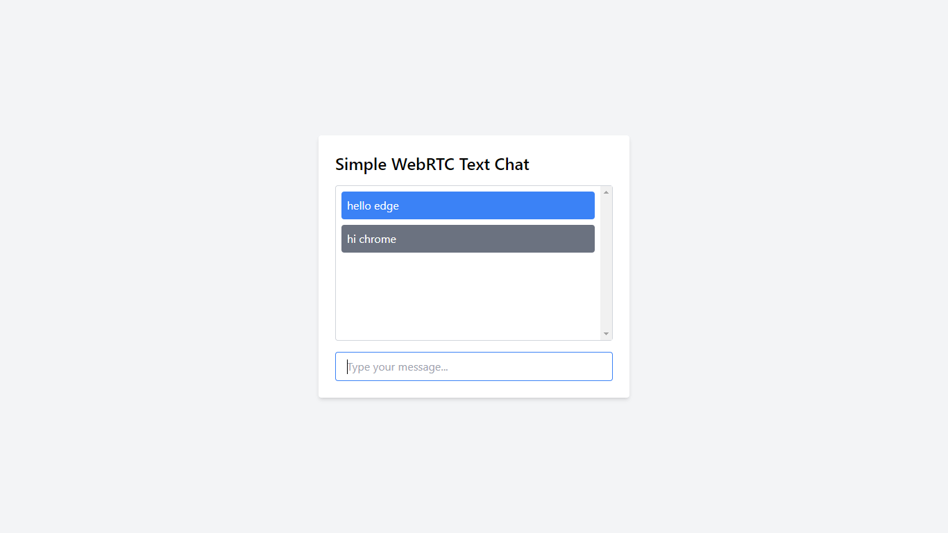 real time chat application in node js with tailwind css