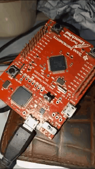 Tiva C systick timer led blink