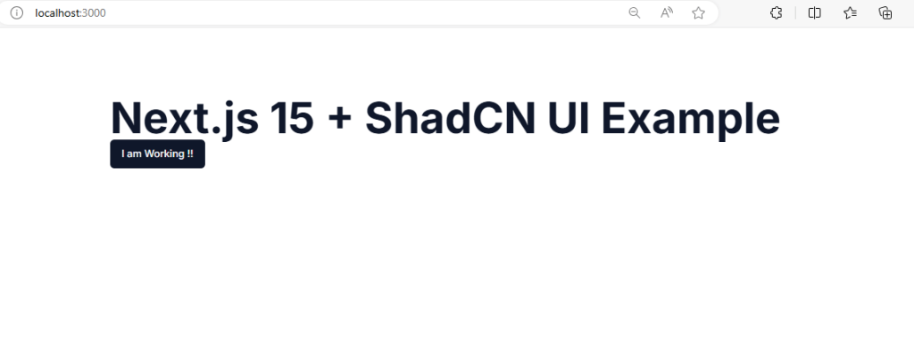 shadcn ui with next js 